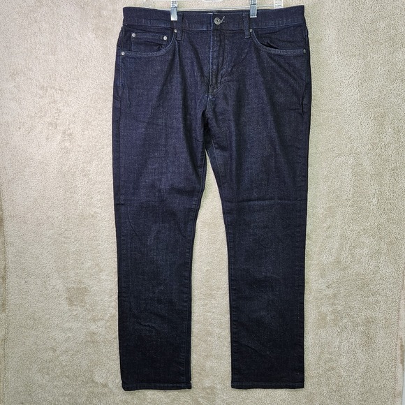 Joseph Abboud Other - Joseph Abboud Jeans Mens 36x32 Blue Slim Fit Dark Wash Straight Stretch Denim‎